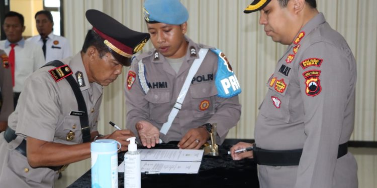 Polres Demak Gelar Sertijab Kapolsek Kebonagung