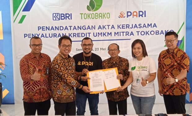 Luncurkan Program Tokobako untuk UMKM Bersama Bank BRI dan PARI, Target Penyaluran Modal Kerja Rp 250 Miliar
