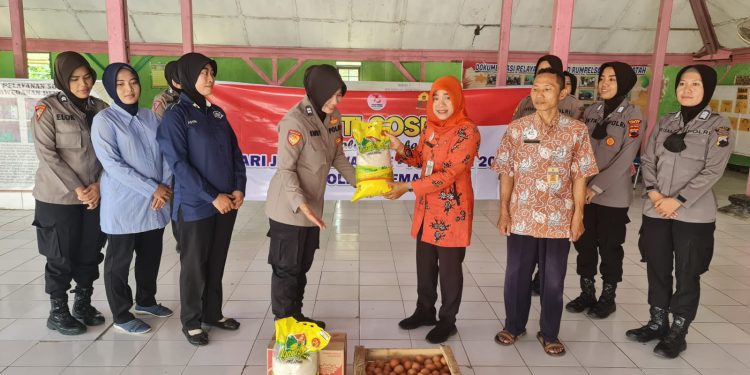 Jelang HUT Ke-75, Polwan Demak Gelar Balsos di Rumpelsos