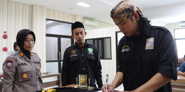 Polres Demak Gelar Deklarasi Damai Perguruan Silat Jelang Pemilu 2024