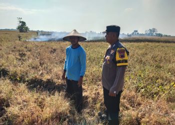 Polres Demak Maksimalkan Peran Bhabinkamtibmas Imbau Warga Bahaya Kebakaran