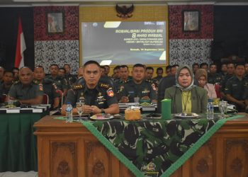 Kodim 0716/Demak Ikut Sosialisasi Produk BRI dan Akad Massal Korem 073/Makutarama
