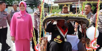Polres Demak Gelar Upacara Wisuda Purna Bhakti Anggota Polri