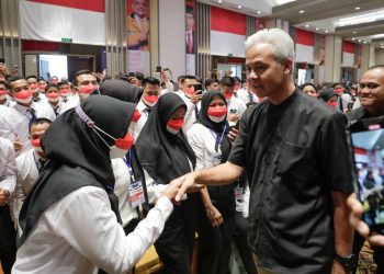 Senangnya 1500 Pekerja Migran Ketemu Ganjar
