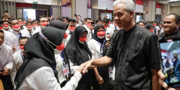 Senangnya 1500 Pekerja Migran Ketemu Ganjar