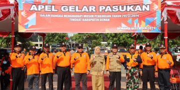 Hadapi Musim Penghujan, Pemkab Demak Gelar Apel Kesiapsiagaan Potensi Bencana