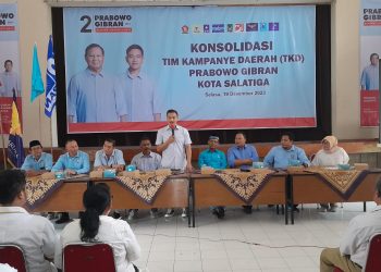 Kemenangan Prabowo-Gibran di Salatiga Ditargetkan 65 Persen