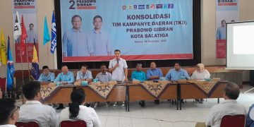 Kemenangan Prabowo-Gibran di Salatiga Ditargetkan 65 Persen