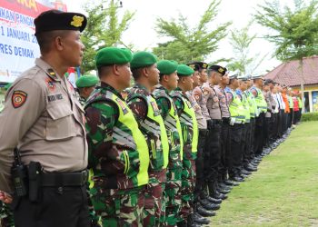Polres Demak Gelar Apel Pengamanan Malam Pegantian Tahun Baru