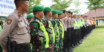 Polres Demak Gelar Apel Pengamanan Malam Pegantian Tahun Baru