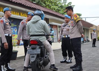 Propam Polres Demak, Gelar Razia Knalpot Brong Terhadap Anggota