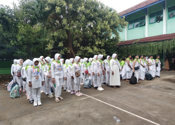 MIN 2 Demak Gelar Manasik Haji di Wisata Edukasi Religi Boyolali
