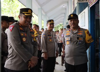 Pastikan Aman, Wakapolda Jateng Cek Proses Pemungutan Suara Susulan di Demak