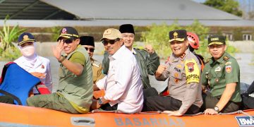 Banjir Demak, Kepala BNPB Lakukan Pengecekan Tanggul Sungai Wulan Yang Jebol