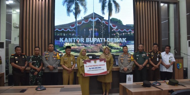 Pemkab Klaten Bantu Warga Terdampak Banjir di Demak