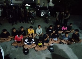 Diduga Hendak Perang Sarung, Puluhan Pemuda Diamankan