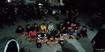 Diduga Hendak Perang Sarung, Puluhan Pemuda Diamankan