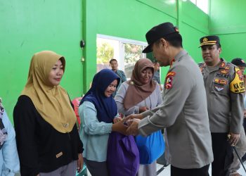 Korps Taruna Akademi Kepolisian Gelar Baksos Peduli Banjir