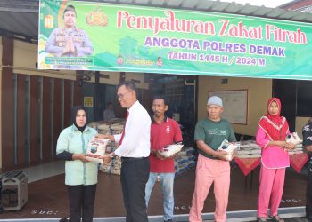 Polres Demak Gelar Apel Pengamanan Malam Takbir