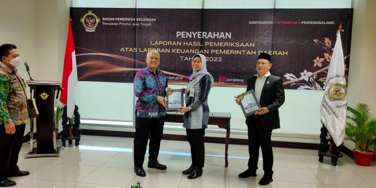 Demak Kembali Mendapatkan WTP dari BPK Jateng