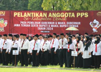 747 Anggota PPS Pilkada Demak Dilantik