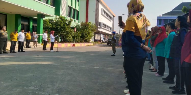 Bupati Pimpin Apel Pagi Monitoring Grabb Jentik