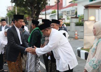 Presiden Jokowi Sholat Idul Adha di Masjid Baiturahman, Mbak Ita Sebut Ini Jadi Penyemangat Bagi Masyarakat