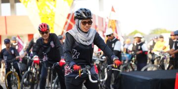 Lewat Sepeda Santai Bupati Ajak Masyarakat Laporkan Keberadaan Rokok Illegal