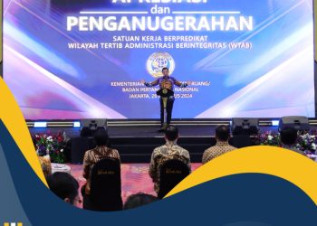 Berikan Predikat WTAB kepada 46 Satuan Kerja Daerah, Menteri AHY: Zona Integritas Hadirkan Layanan Publik yang Akuntabel, Transparan, Profesional, dan Melayani