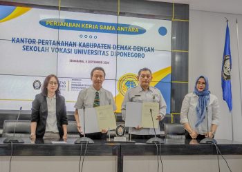 Kantor Pertanahan Kabupaten Demak jalin Kerjasama dengan Sekolah Vokasi Universitas Diponegoro