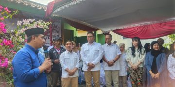 Ketua Fraksi Gerindra DPRD Kota Semarang Nunung H Sriyanto saat bersama Yoyok Sukawi dan Joko Santoso saat menghadiri kegiatan bersama