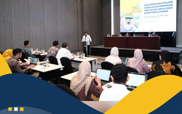 Lakukan Monitoring dan Evaluasi Pengelolaan Pengaduan, Kepala Biro Humas Kementerian ATR/BPN Imbau Bentuk Area Perubahan yang Lebih Kreatif, Inovatif, dan Solutif