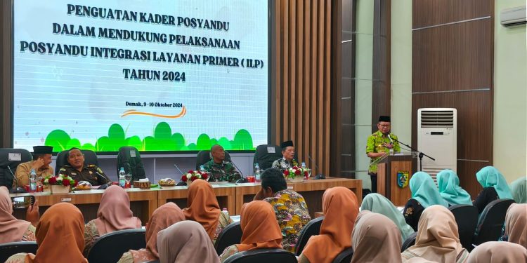 Pemkab Demak Terus Kuatkan Kader Posyandu Mendukung Pelaksanaan Integrasi Layanan Primer (ILP) Posyandu tahun 2024