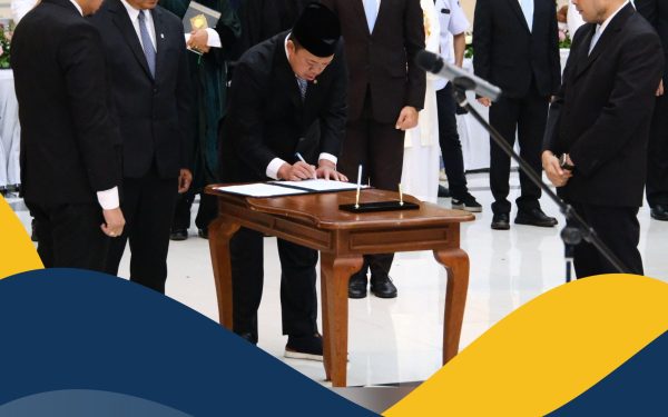 Menteri Nusron Jadi Saksi Pelantikan Pejabat Generasi Pertama di Kantor Komunikasi Kepresidenan