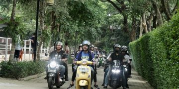 Mengisi Masa Tenang, Yoyok Sukawi Riding Bersama Teman-temannya sambil Menurunkan APK