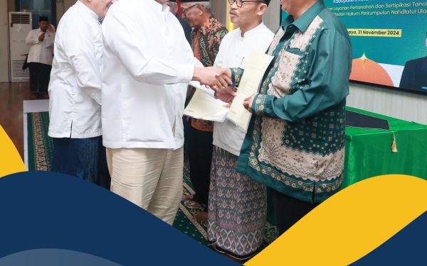 Terima Sertipikat dari Menteri Nusron, Perwakilan dari Pesantren Al Yasmin: Dukung Santri Jadi Entrepreneur