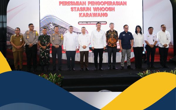 Wamen Ossy Hadiri Peresmian Stasiun Whoosh Karawang, Sekarang Waktu Tempuh Jakarta-Karawang 15 Menit Menggunakan Whoosh