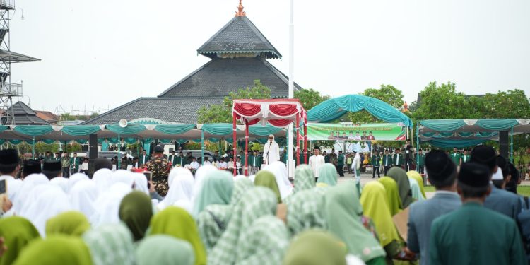 Apel Akbar Kebangsaan dalam Rangka Harlah NU ke-102 di Demak