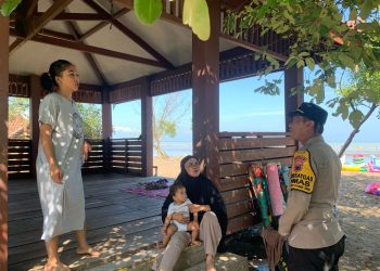 Satbinmas Polres Demak Patroli dan Beri Imbauan di Obyek Wisata Istambul