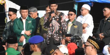 Plh Bupati Demak Bersamai Warga Nahdliyin Ikhtiar Spiritual dalam Rangka Istighotsah Kemanusiaan Banjir Rob Sayung
