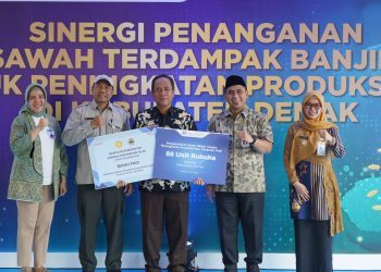 Pemkab Demak Dukung GNPIP Melalui Penanganan Sawah Terdampak Rob