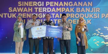 Pemkab Demak Dukung GNPIP Melalui Penanganan Sawah Terdampak Rob