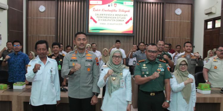 Forkopimda Demak Gelar Rakor Kondusifitas Wilayah, Tekankan Sinergi dan Deteksi Dini