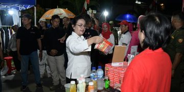 Kembangkan Ekonomi Kerakyatan, Wali kota Semarang, Agustina Wilujeng Gelar Pasar Tiban