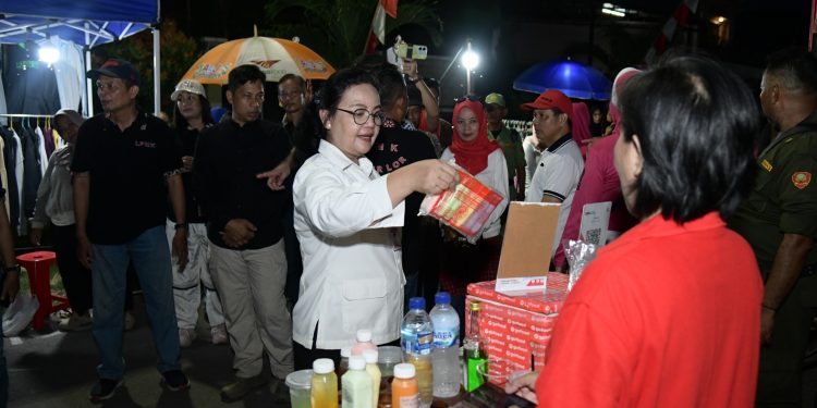 Kembangkan Ekonomi Kerakyatan, Wali kota Semarang, Agustina Wilujeng Gelar Pasar Tiban