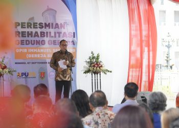 Wakil Wali Kota Iswar Aminudin Resmikan Kembali Gereja Blenduk Kota Lama