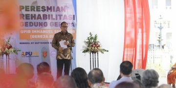 Wakil Wali Kota Iswar Aminudin Resmikan Kembali Gereja Blenduk Kota Lama