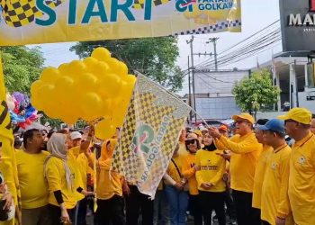 Yellow Fun Walk, Cara Golkar Jateng Rangkul Masyarakat Terapkan Budaya Hidup Sehat