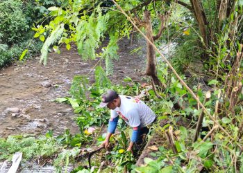 Eksekusi Gerakan Indonesia ASRI Prabowo, Kader Gerindra Kota Semarang Kerja Bakti Bersihkan Sungai