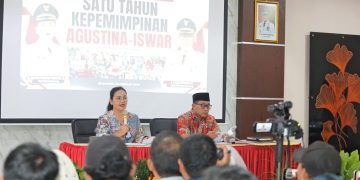 Capaian Riil Satu Tahun Kepemimpinan Agustina-Iswar